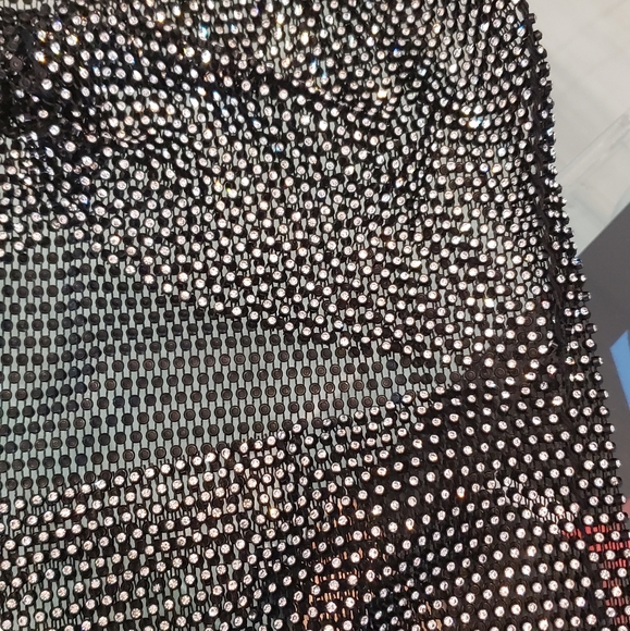 NWT - Sparkling Crystal Mesh multi ware Dress with Scarf Detail - Picture 6 of 8